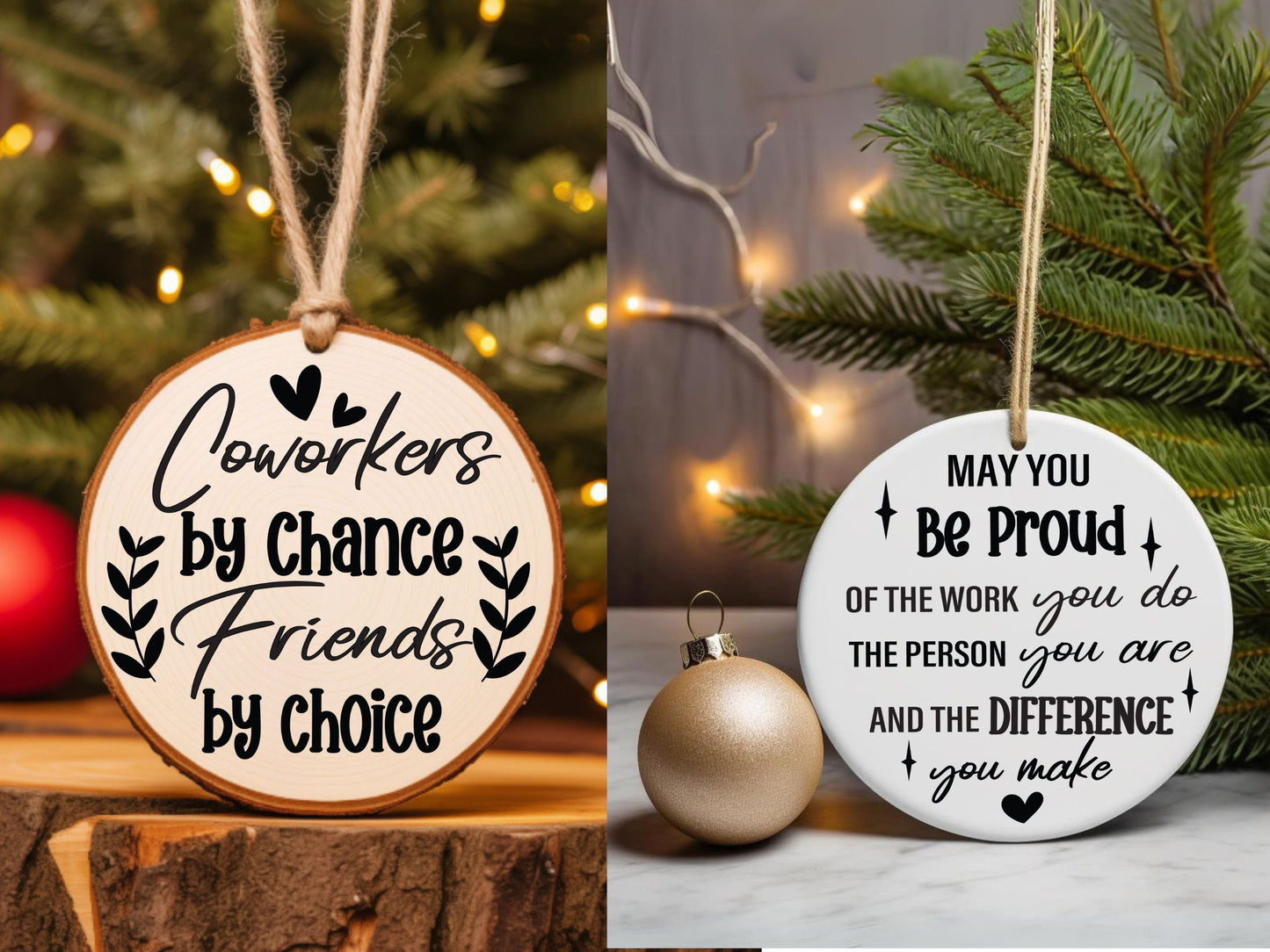 Coworker Christmas Ornament SVG, Christmas Colleagues Ornament,SVG Coworkers Funny Christmas Ornament, Cricut Ornament SVG