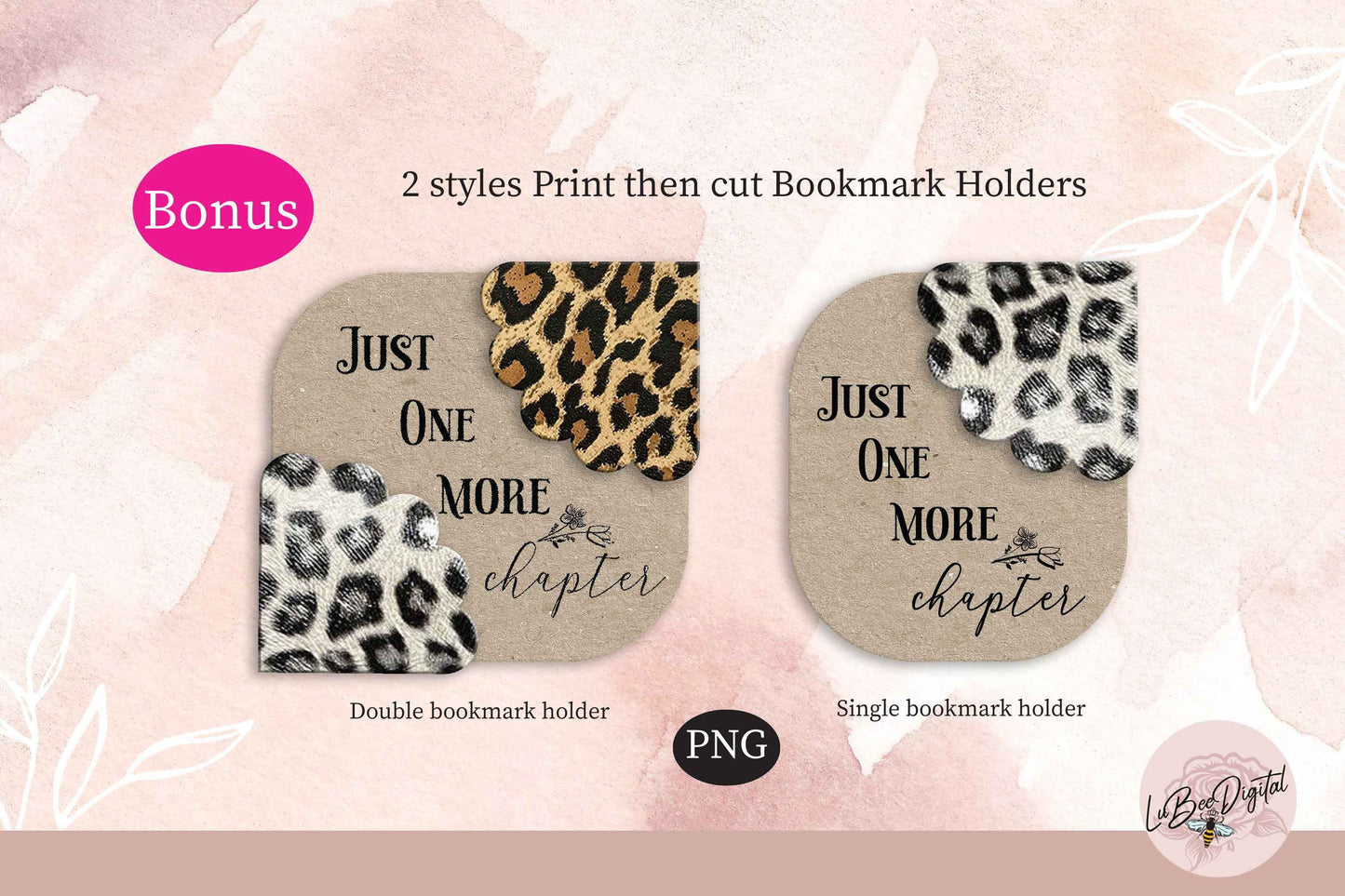 Leather Corner Bookmarks SVG, Faux Leather Page Marker Template,Book Lover Gift, DIY Planner Book Mark,Bookmark Display Card,Cricut Bookmark