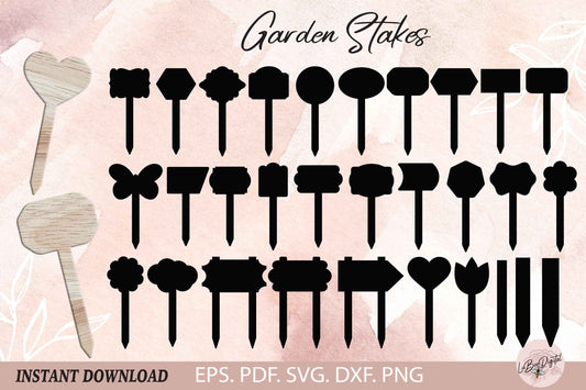 Garden markers,Garden Pick SVG,Plant Stakes template,Plant Pick labels,Garden Markers,Herb name tags,Vegetable stakes,Cricut,Laser Cut Files