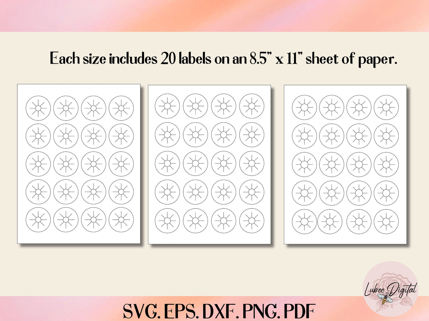 Aerogarden Grow Pod Cover Label Template,Hydroponic Basket Label Covers,Aerogarden pod Cover Stickers SVG, Algae Control Pod Cover labels