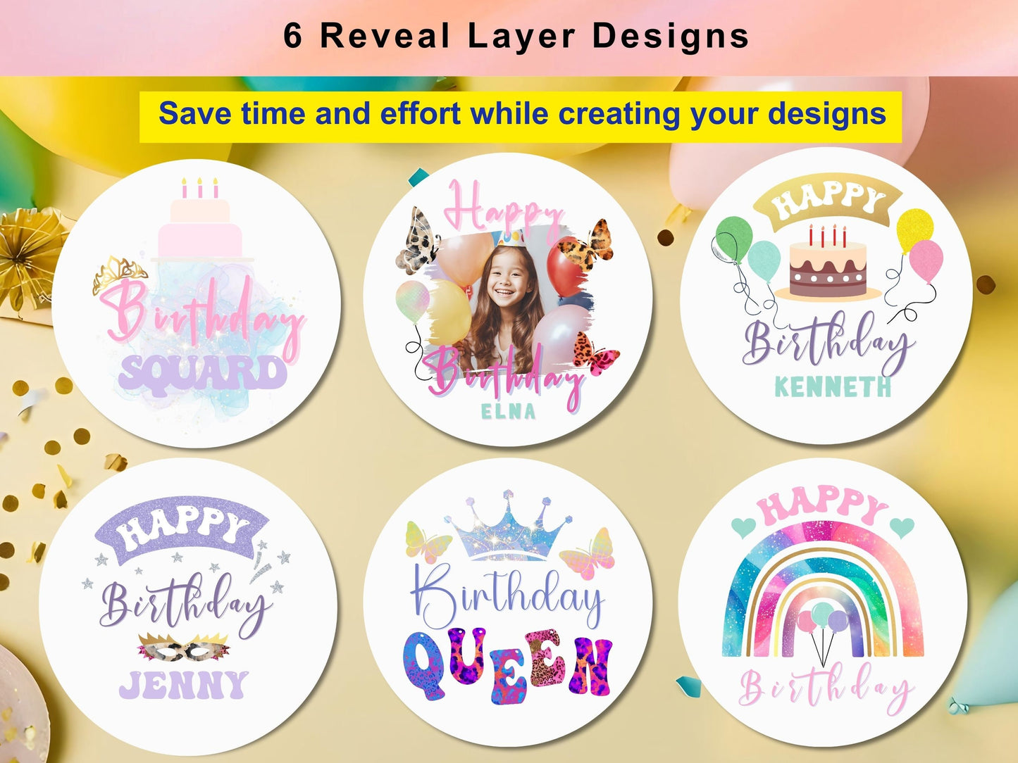 Canva Editable Cake Calendar,Burn Away Round Calendar Cake Topper Template,Custom Сake Topper, Printable 2024 Calendar Birthday Cake Topper