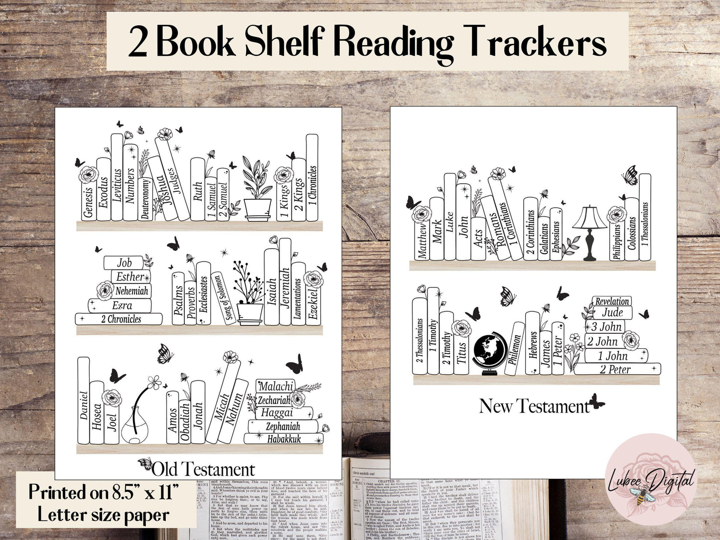 Printable Bible Tabs,Bible Journaling Tabs,Shabby Chic Book Tabs,66 Books of Bible,Blank Tabs,Printable Bible Book Tracker,Bible Index Tab